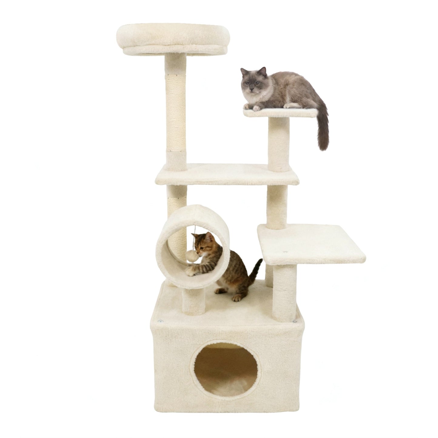 48 Inches Tall Multi-Level Cat Tree
