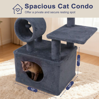 48 Inches Tall Multi-Level Cat Tree