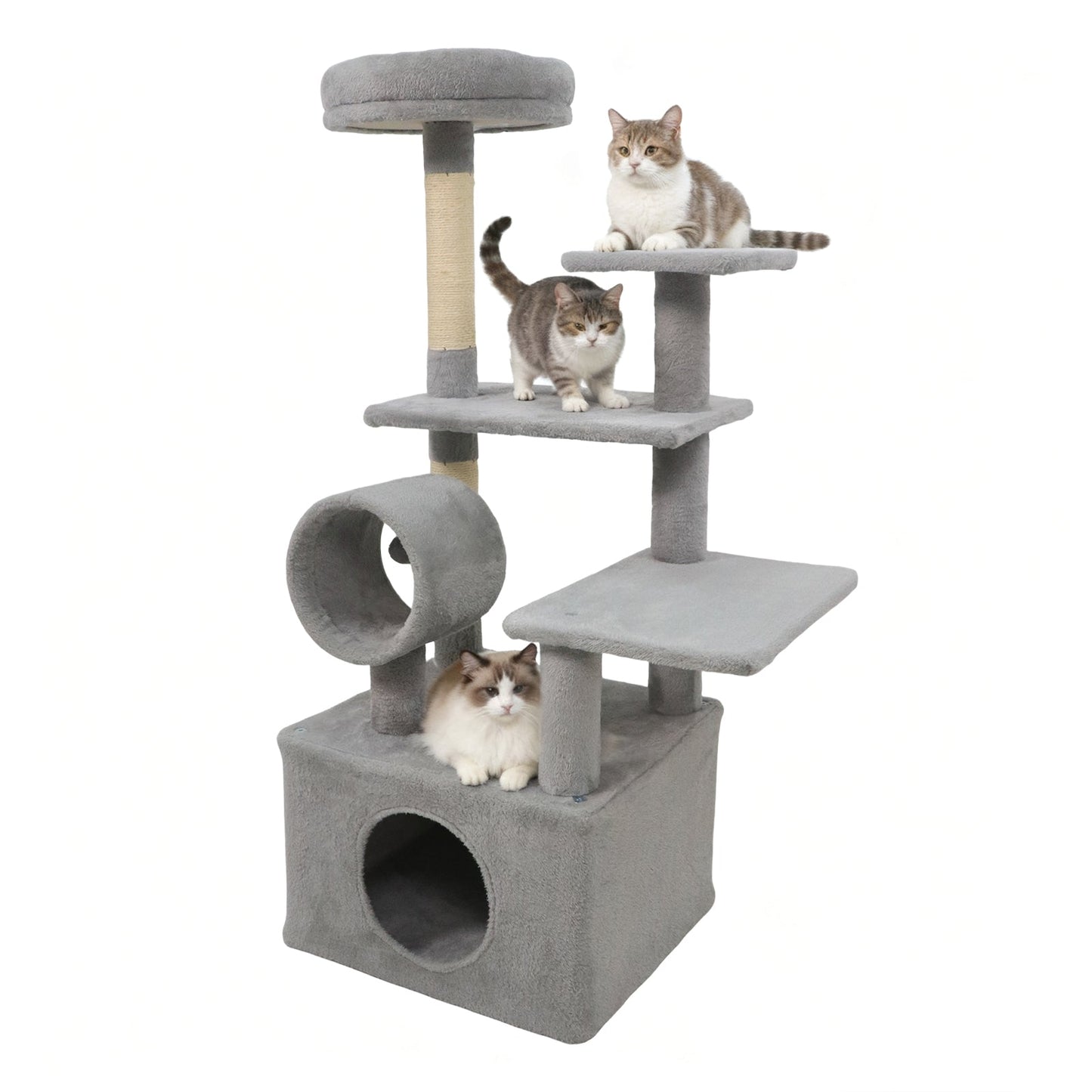 48 Inches Tall Multi-Level Cat Tree