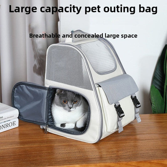 Breathable Transparent Outdoor Pet Backpack For Cats And Dogs